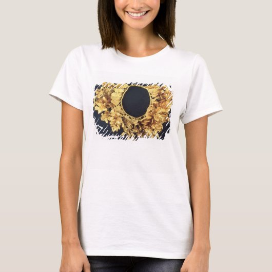 リース、ギリシャ語、紀元前4世紀後半(金ゴールド) Tシャツ (正面)