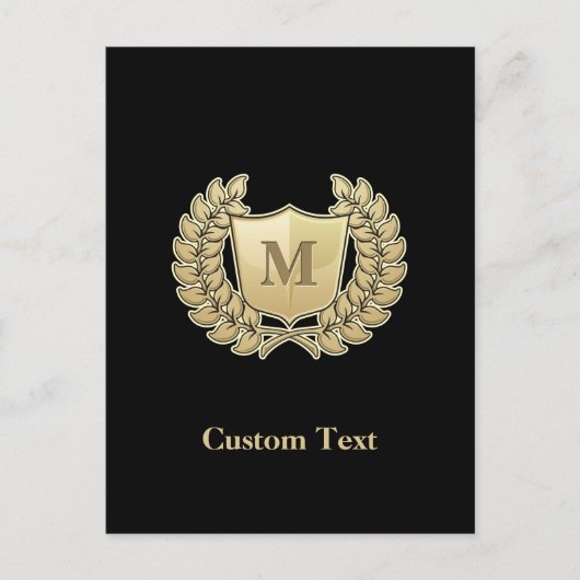 リース（シールド付） ポストカード (正面)