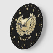 リース（シールド付） ラージ壁時計 (傾斜)