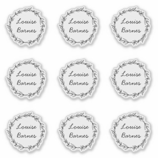 リース シール (正面)