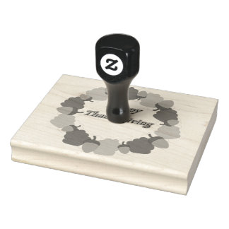 リース～ハッピーサンクスギビング ラバースタンプ