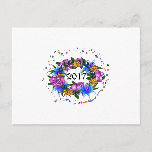 リース ポストカード (正面)