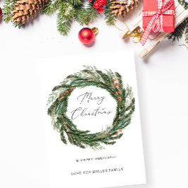 リース – メリークリスマス