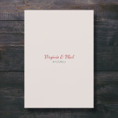 リース&秋の結婚式招待状 招待状