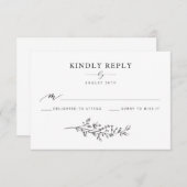 リースRSVP 出欠カード (正面/裏面)