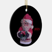 リースSANTA 2018コレクタークリスマス セラミックオーナメント (右)