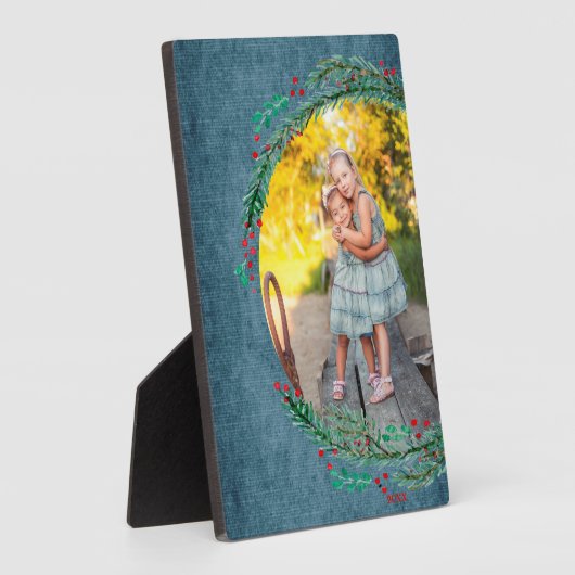 リースTabletopイーゼル写真 フォトプラーク (側面)