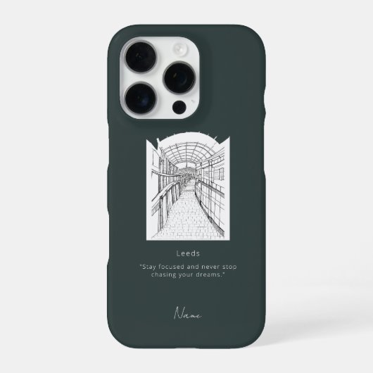 リーズトーンのスケッチiPhoneケース iPhoneケース (裏面)