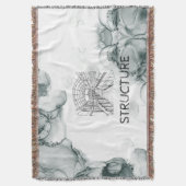 リーズトーンウォーターカラーブランケット スローブランケット (正面縦)