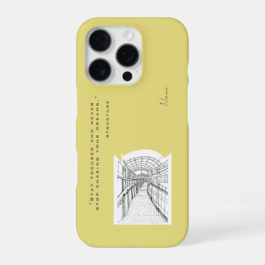 リーズド トーン スケッチ iPhoneケース iPhone 16 Proケース (裏面)