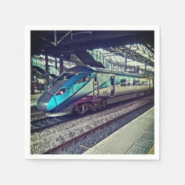 リーズ列車 スタンダードカクテルナプキン