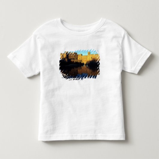 リーズ城、12世紀、ノルマン人の要塞と トドラーTシャツ (正面)
