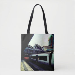 リーズ駅の列車 トートバッグ