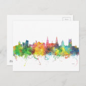 リーズ、英国スカイライン ポストカード (正面/裏面)