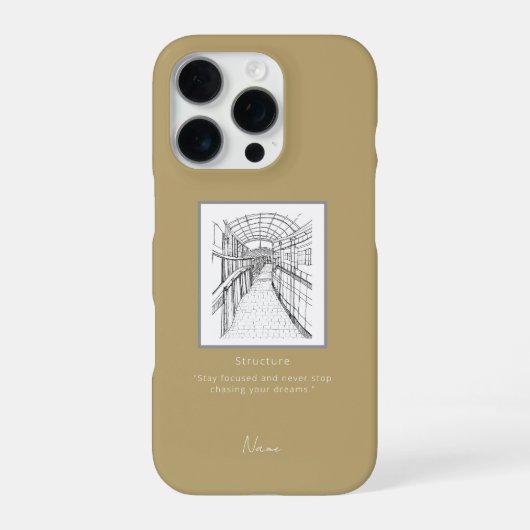 リーズTone Sketchの電話ケース iPhoneケース (裏面)