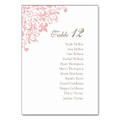 リーセフランスのンシーピンク（紋章の）フラ・ダ・リパタ結婚ーン テーブルナンバー (裏面)