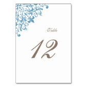 リーセフランスのンシーブルー（紋章の）フラ・ダ・リパタ結婚ーン テーブルナンバー (正面)