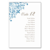 リーセフランスのンシーブルー（紋章の）フラ・ダ・リパタ結婚ーン テーブルナンバー (裏面)