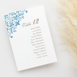 リーセフランスのンシーブルー（紋章の）フラ・ダ・リパタ結婚ーン テーブルナンバー