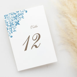 リーセフランスのンシーブルー（紋章の）フラ・ダ・リパタ結婚ーン テーブルナンバー