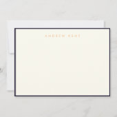 リーセ縁どンシーフラットノートカード5"x7" ノートカード (正面)