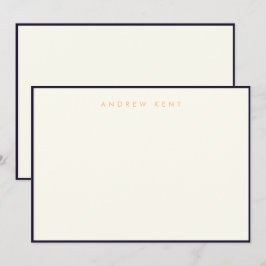 リーセ縁どンシーフラットノートカード5"x7" ノートカード