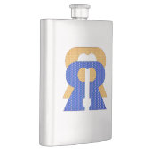 リーゼリデアウトブルー&金ゴールドファスク フラスク (右)