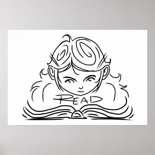 リーダガールポスター ポスター (正面)