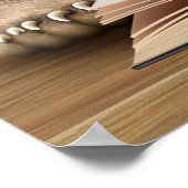 リーダギフトベアとウサギ読の本書 ポスター (角)