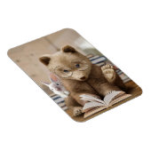 リーダギフトベアとウサギ読の本書 マグネット (右側)