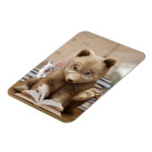 リーダギフトベアとウサギ読の本書 マグネット (左側)