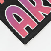 リーダギフト私のトレーニング読はベッドにある フリースブランケット (角)