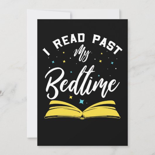 リーダギフト読I過去My Bedtime And Books 招待状 (正面)