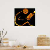 リーダゴールデンプリント ポスター (キッチン)