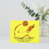 リーダゴールデン引用文はがき ポストカード (スタンド正面)