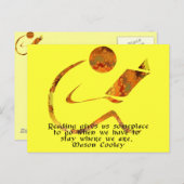 リーダゴールデン引用文はがき ポストカード (正面/裏面)