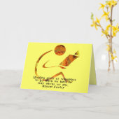 リーダゴールデン引用文空白のカード カード (黄色い花)