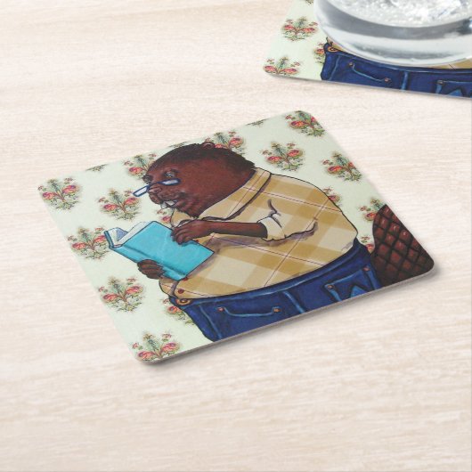 リーダビーバーコースター スクエアペーパーコースター (アングル)