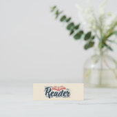 リーダブックスローガン スキニー名刺 (スタンド正面)