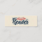 リーダブックスローガン スキニー名刺 (裏面)