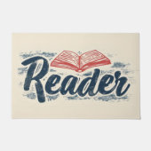 リーダブックスローガン ドアマット (正面)