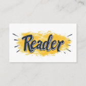 リーダブラックとイエロースローガン 名刺 (裏面)