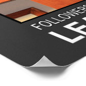 リーダーが新しい道を歩む ポスター (角)