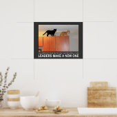 リーダーが新しい道を歩む ポスター (キッチン)