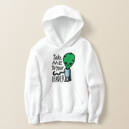 リーダーに連れて行ってくれ |かわいいエイリアン皮肉引用文