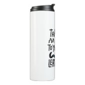 リーダーに連れて行ってくれ |かわいいエイリアン皮肉引用文 タンブラー (回転左)