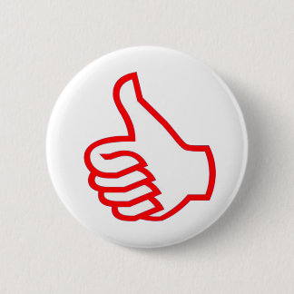リーダーのやる気を起こさせるな用具:  THUMBSUP 缶バッジ