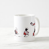 リーダーのマグのコップを後を追って下さい コーヒーマグカップ (正面右)