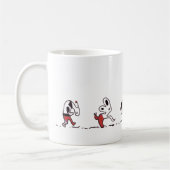 リーダーのマグのコップを後を追って下さい コーヒーマグカップ (左)