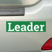 リーダーの印かsticker/MAGNET バンパーステッカー (車上)